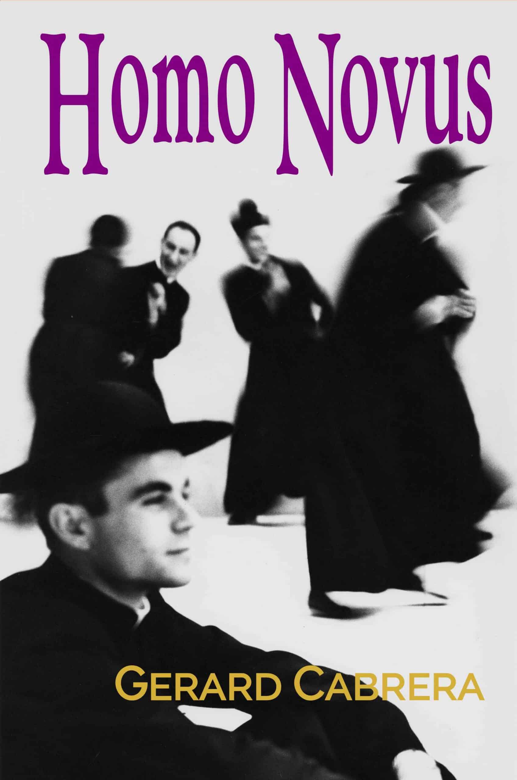 Homo Novus front cover by Gerard Cabrera