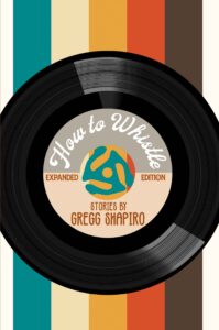 How to Whistle front cover, the image of a 45RPM record with the book title on the label