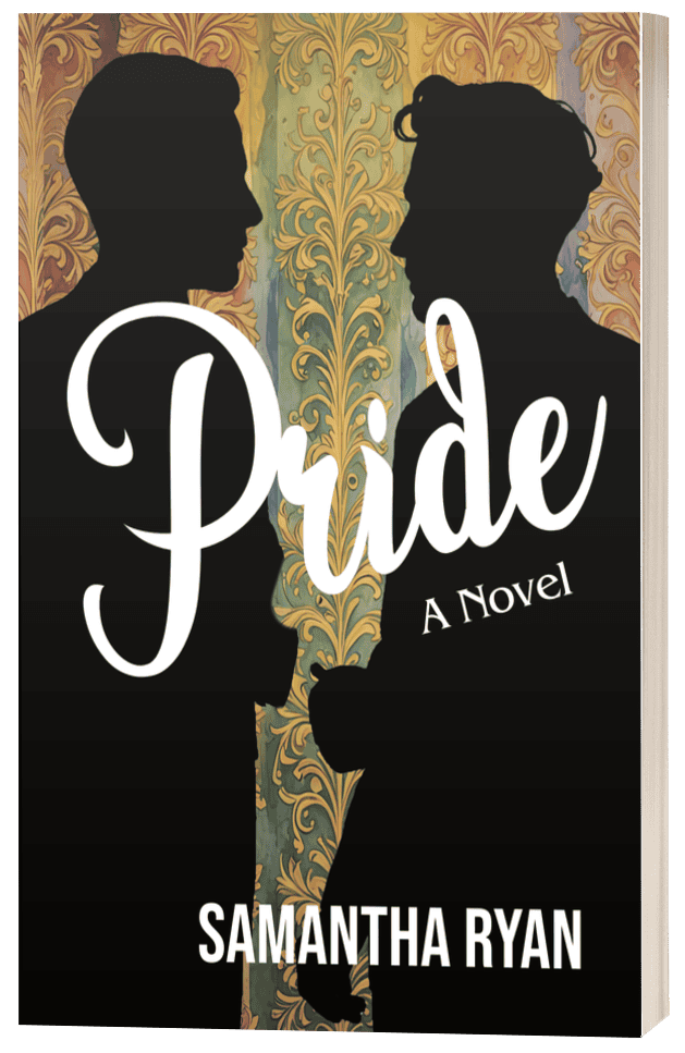 Intimate LGBTQ+ romance novel, Pride by Samantha Ryan, LGBTQ love story, LGBT fiction.