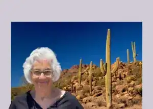 Sandra Butler, who at 86 made the transition from the San Francisco bay area to Arizona